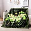 Moon Moth Ginkgo Botanical Symphony Blanket Camping Trip Sofa Blanket Christmas Gifts Digital Printing Bedroom