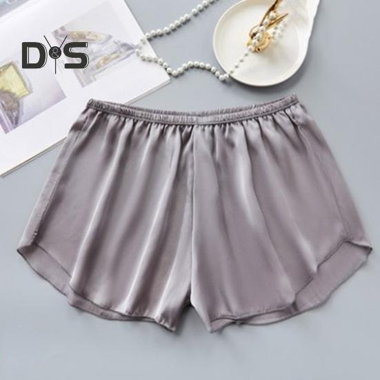 Ice Silk Seamless Safety Underwear Women Summer Cienkie szorty Jednolity kolor Luźne szorty bezpieczeństwa Codzienne noszenie