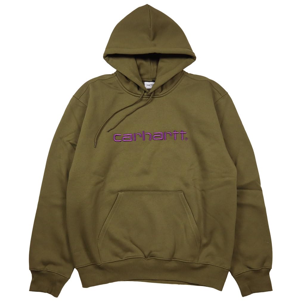 Carhartt WIP Pullover Size Black and 065 Men's Hoodie, L, White, [Used]