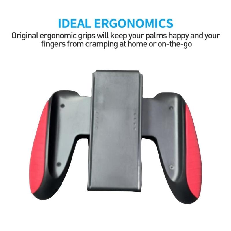 Ergonomic Gaming Grip For Secure  Connection Enhances Control Precisions Portable Design Comfortable Handheld Experience