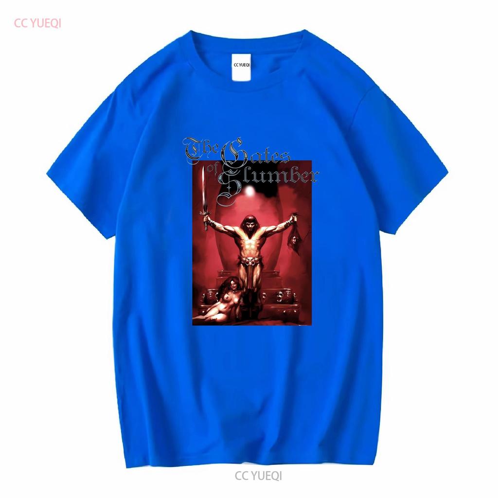 Gates of Slumber The Conqueror T shirt XL 110858 vintage Washed Casual Comfortable streetwear Breathable graphic Versatile Soft