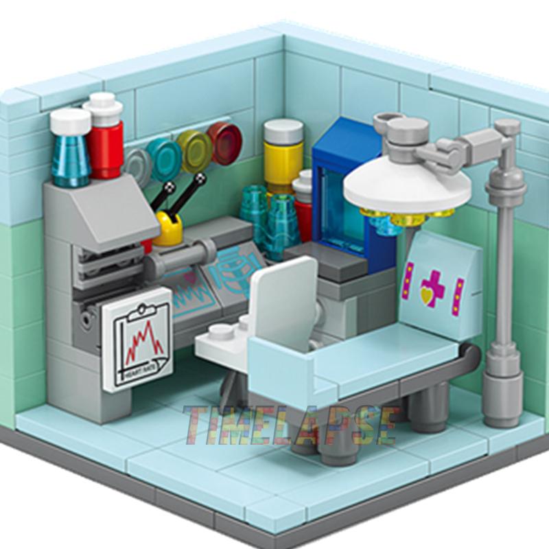 Dreams House Racer Car Doctor Painter Musician Scientist Pastry Chef Cameraman Astronaut Building Blocks Kit Brick Model Toy