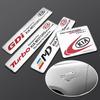 NKSI7 Aluminium Car Styling Body Door Trunk Badge Sticker Decor Auto Accessories For Kia Rio Ceed Sportage Niro Picanto Proceed Soul