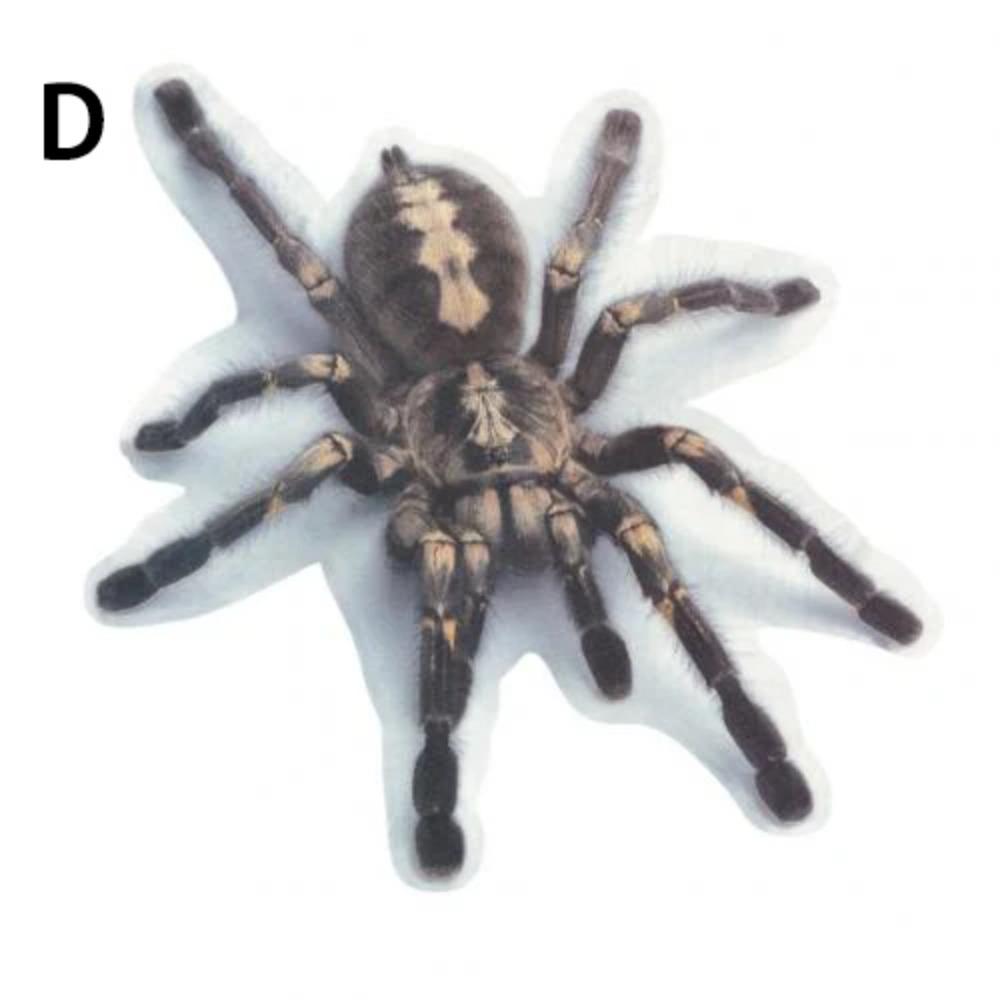 3D Animal Figure Spider Lizard Scorpion Car Sticker Car Window Glass Bumper Decal Decoration Water Resistance and High Viscosity