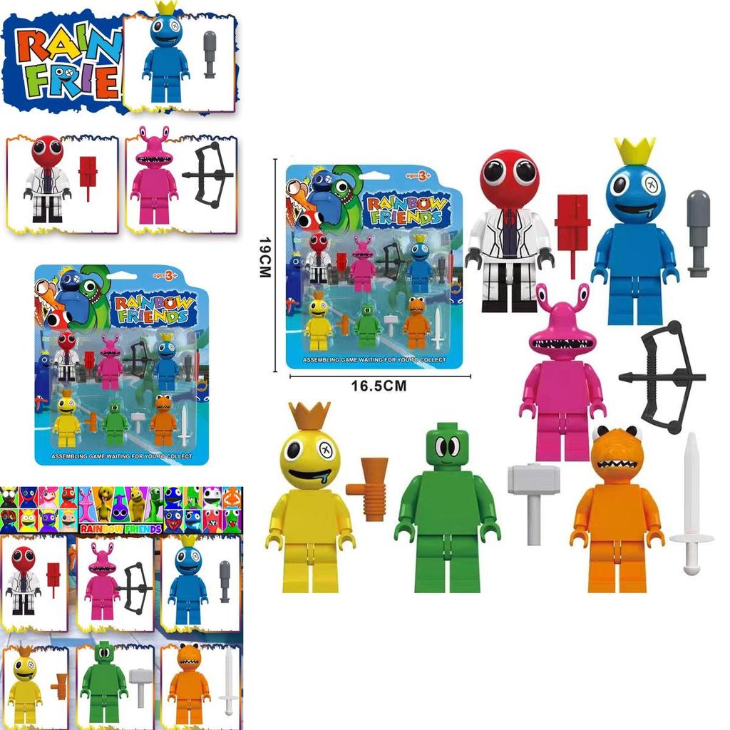 Roblox Rainbow Friends Building Block Toy Action Figure Kids Xmas Gift Collection