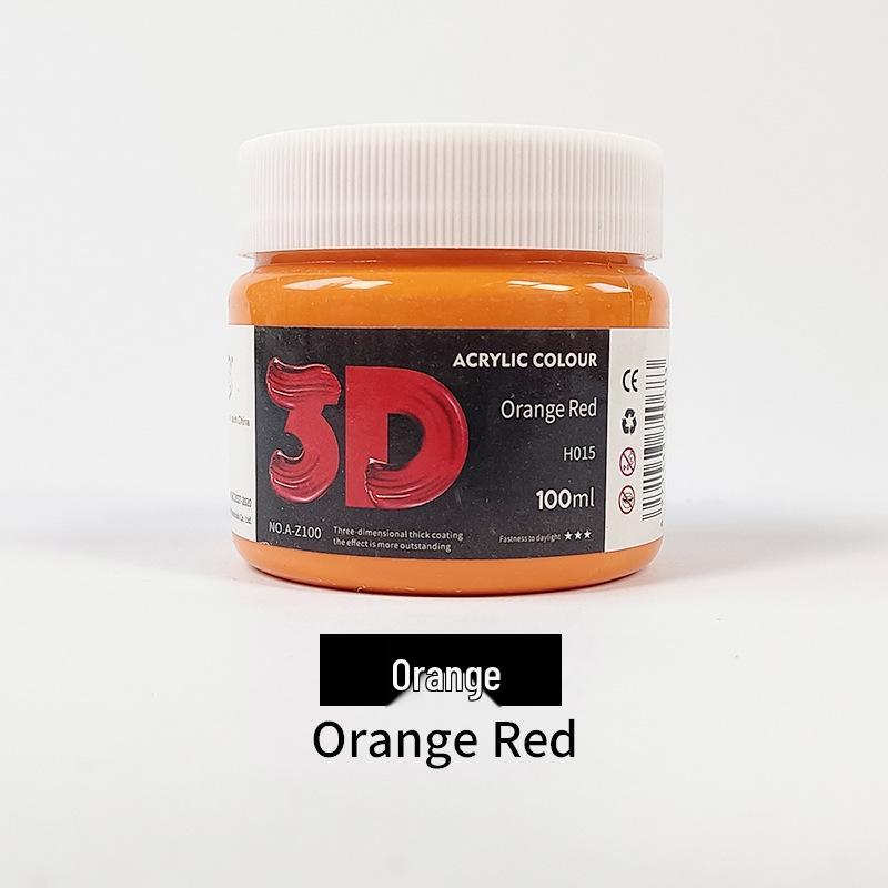 100ml Acrylic Paint for Children's Doodles and Plaster Dolls