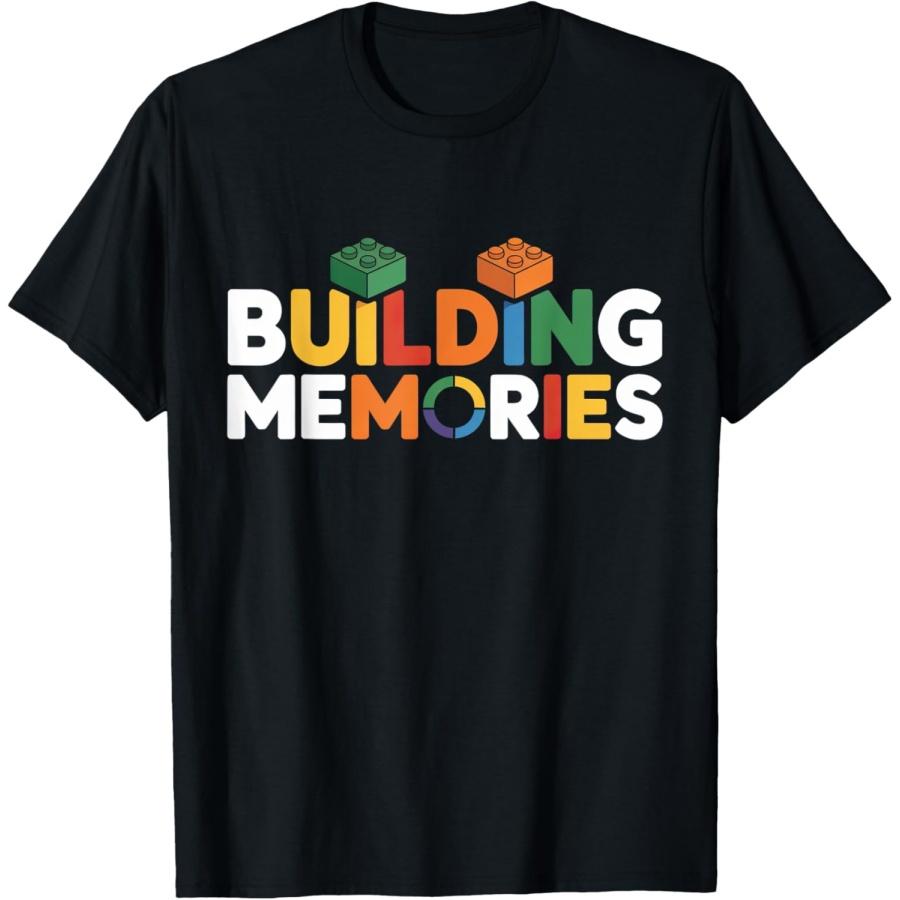 

Building Memories Family Matching Brick Theme T-Shirt XXXXXL чорний