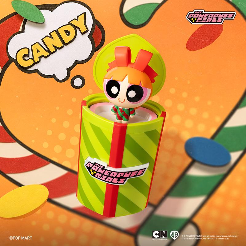 POP MART Figurinele Seriei Surpriză de Petrecere Powerpuff Girls Cutii Oarbe (Pachet Individual / Set de 9 Piese)