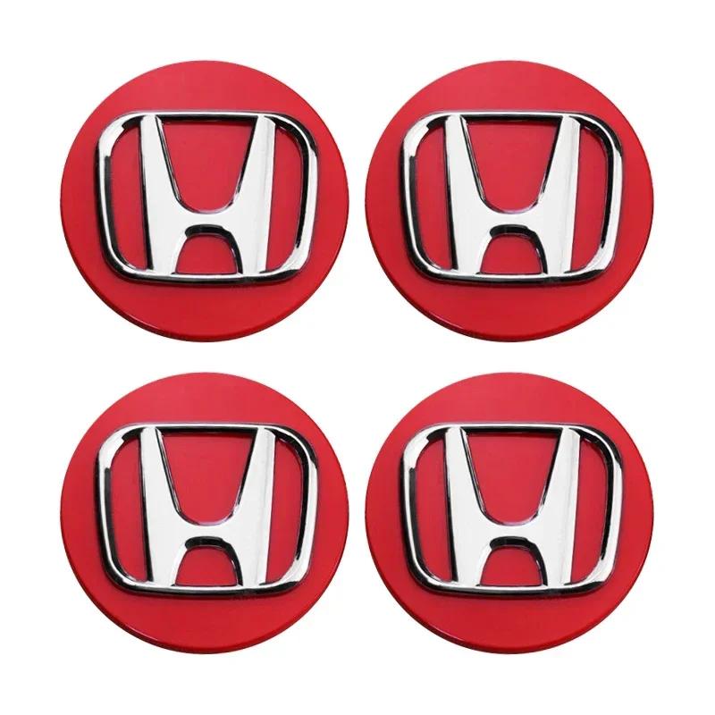 4Pcs/set 69mm 58mm Car Wheel Center Hub Caps Rims Cover Logo For Honda Civic Accord Fit CRV Jazz Odyssey Insight Legend HRV