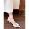 Going Out Daily Fairy High Heels Bag Head Sandals Women's Shoes Burst New Summer Single Shoes