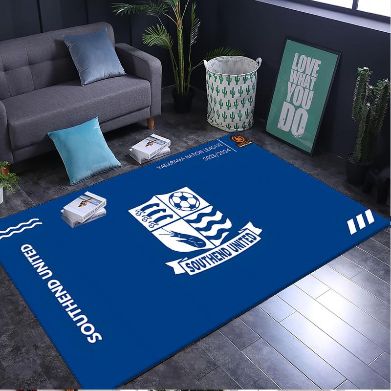 1PC rug Southend Crest Design Carpet, Chair Rug,Area Rug for Office Bedroom living rooms bedroom, Doormat decor Christmas fan gifts