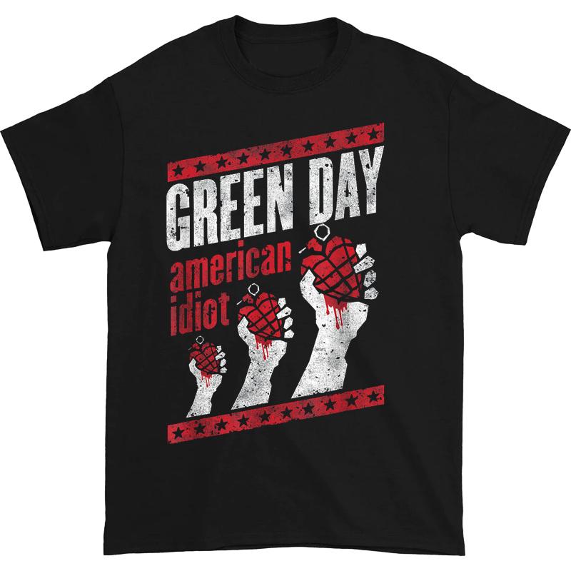 New Summer Green Day Band Rock Streetwear Short Sleeve Men's Women's Punk Cotton Clothes Classic Harajuku T-Shirt T-Shirt