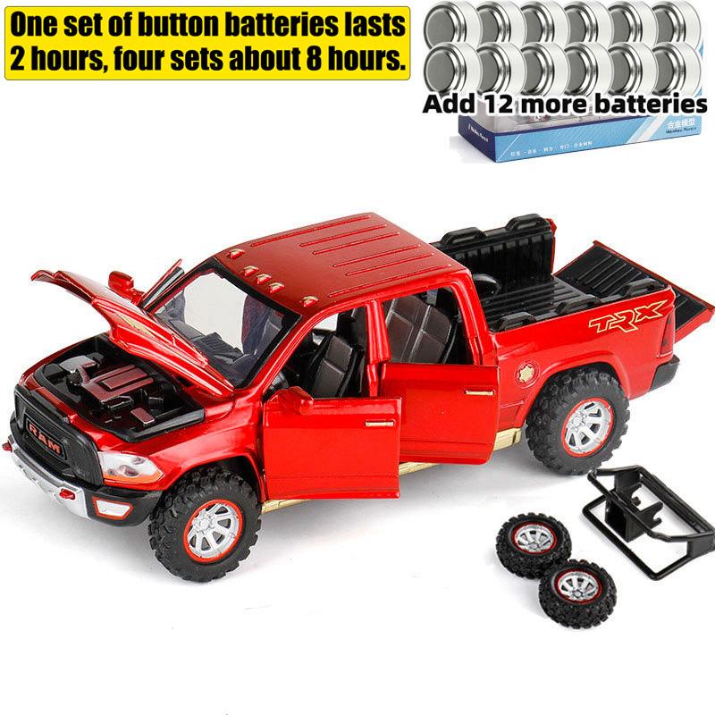 1:32 Dodge RAM TRX Pickup Truck Legierung Druckguss Modellauto Auto Innenzubehör Ornamente Auto Automobile Teile Dekorieren Geschenke