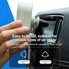 Mini Car Fan Usb Charging Car Air Outlet Electric Fan Multifunctional Led Light Seven-Blade Turbo Fan Car Electronic Supplie