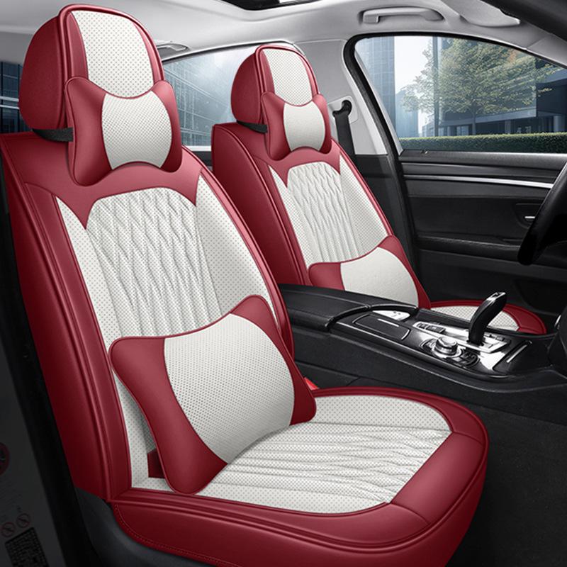 Universal Nappa Leather Car Seat Cushion No. 17 – Full Wrap, Full Leather Sports Seat Cover