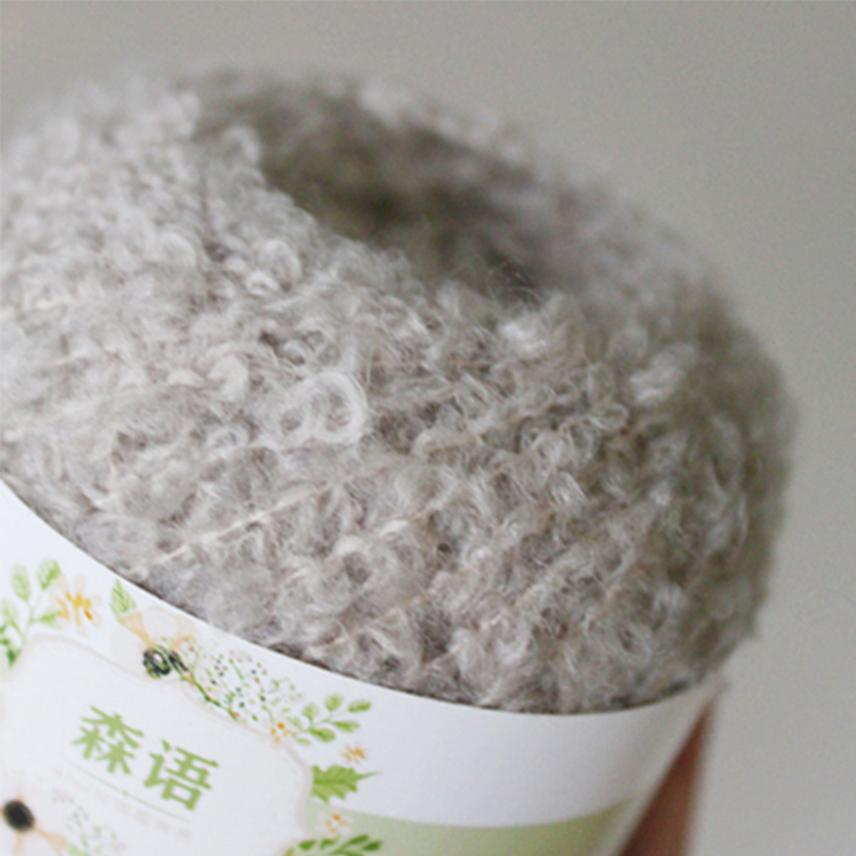 Wool Yarn Soft Smooth for Hand Knitting Circle Thread Crocheted Doll Hair DIY Plush Doll Needlework Knitting DIY Knitted Tool