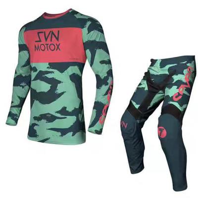 Unisex Mountain Bike Cycling Jersey Set Quick-Dry Off-Road Riding Apparel Trail Street Use
