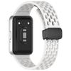 Correa de Silicona Para Samsung Galaxy Fit 3 Deportiva Hueca Transpirable Banda Hebilla Magnética Pulsera Para Samsung Galaxy Fit 3 Pulsera