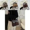 Stylish Korean Version Women's Backpack Fashionable Vintage Sling Bag In Red Brown