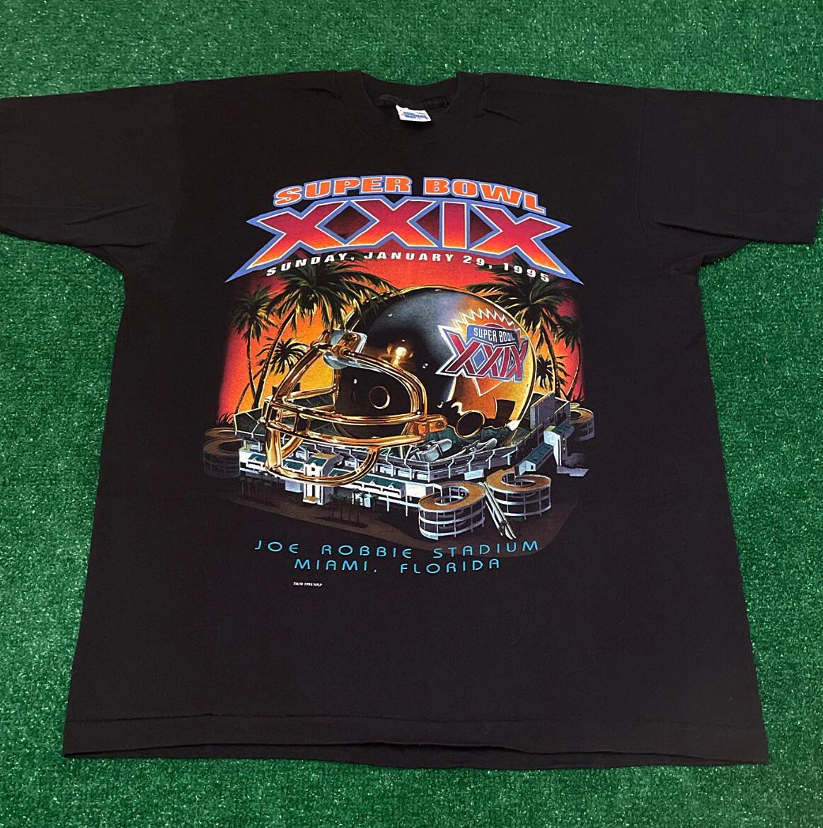 

VTG 90s Miami Florida Stadium NFL Super Bowl Vintage 1996 Shirt Mens Size L 2XL
