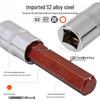 1/2" Electric Hex Socket Wrench and Screwdriver Bit Set