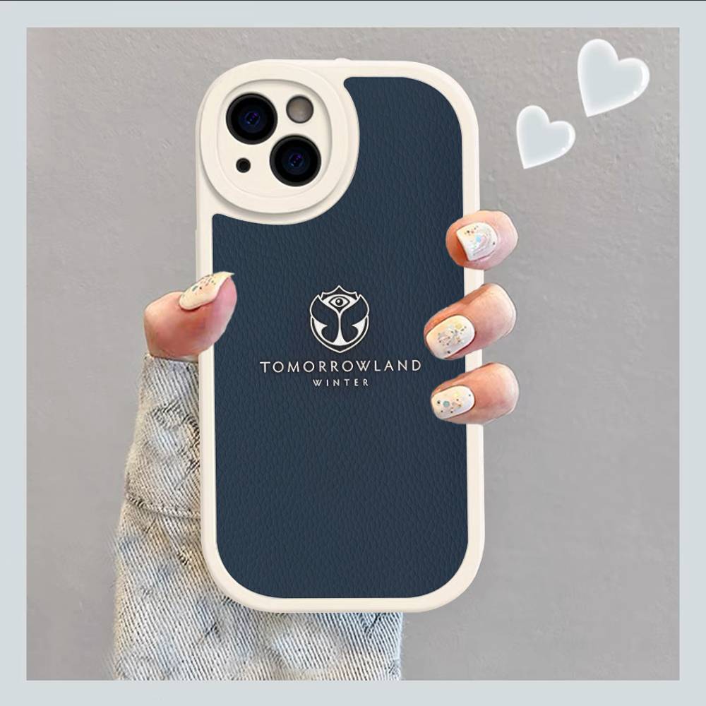 

T-Tomorrowlands Music Logo Phone Cover For IPhone 16 15 14 13 12 11 Pro Max Plus Leather Soft Case iPhone 15pro max