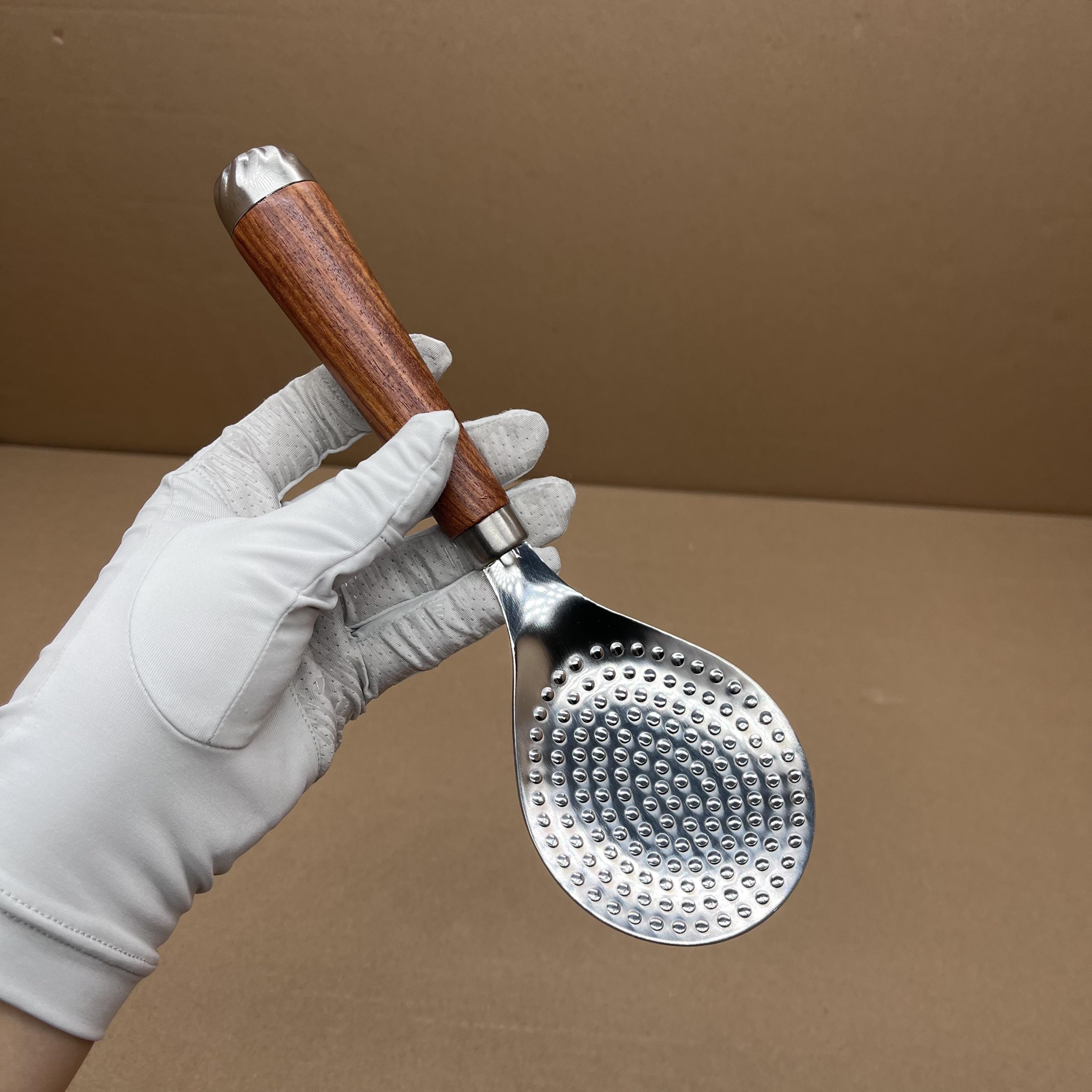 

Пищевая антипригарная ложка для риса для домашнего использования, сервировочная ложка из нержавеющей стали 304 для приготовления и приема пищи