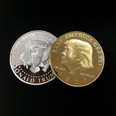 Trump 2020 Münzen Keep America Great Gold & Silber Präsident Eagle Münze 2020 Donald Trump Wahlmünze