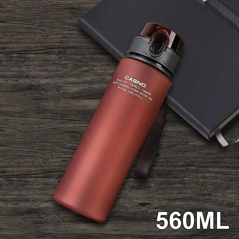 400ml/560ml Frosted Sports Water Bottle BPA Free Leak Proof Sports Water Bottle Tour Hiking Portable Outdoor Riding Gym Bottles