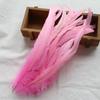50Pcsdiy Handmade Feathers Long Feathers Off White Purple Tail Jewelry Accessories Mask Handicrafts Clothing Accessories