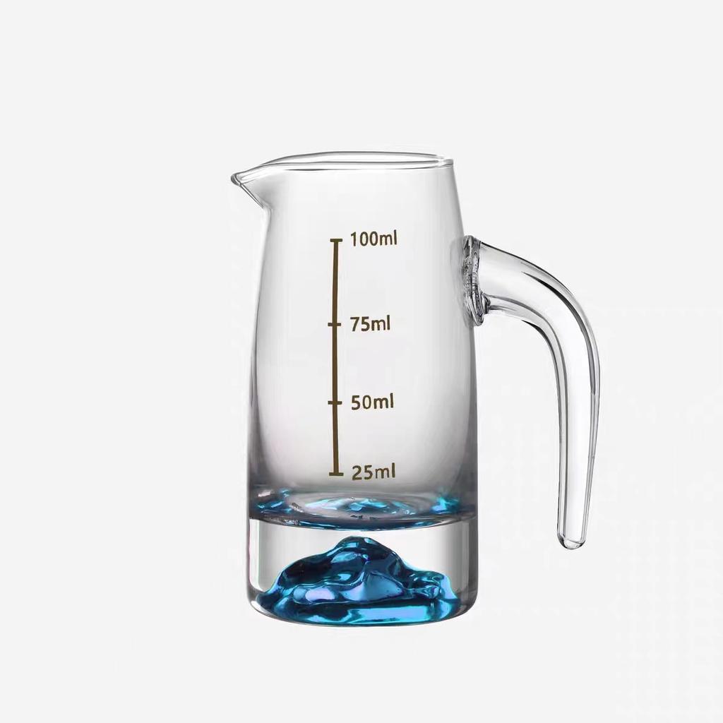 Velkoobchodní Kreativní Lanshan Křišťálové Sklo Luxusní Čínský Decanter na Likéry Sada S Odměrkou A Malými Skleničkami Barové Příslušenství Dárek