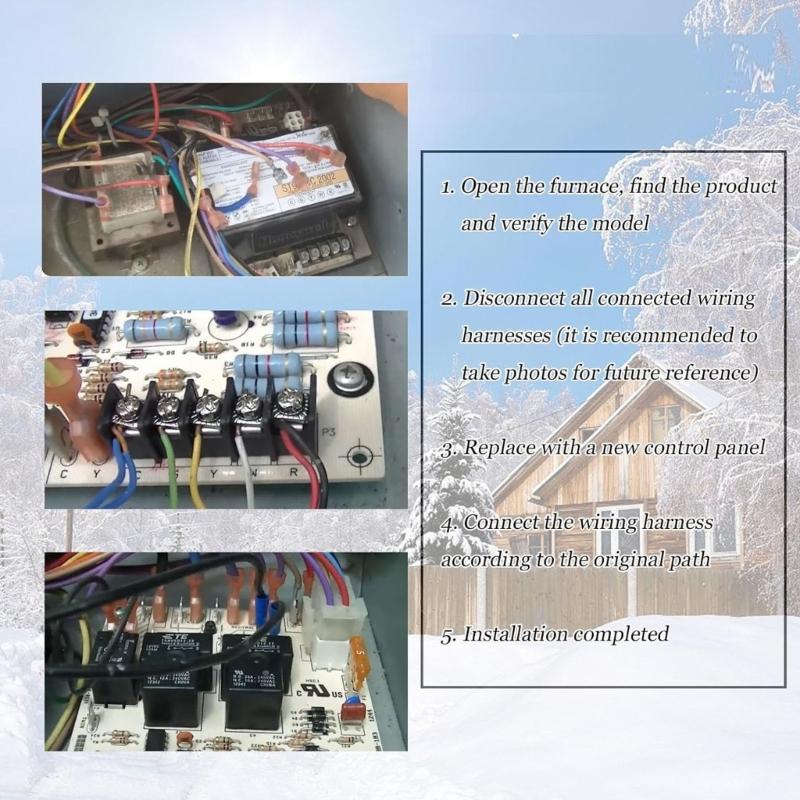 Power Board Mainboard Schaltungssteuerung Stabilität Mainboard Ersatzteil Power Panels Elektronisches Board für Ofenlüfter