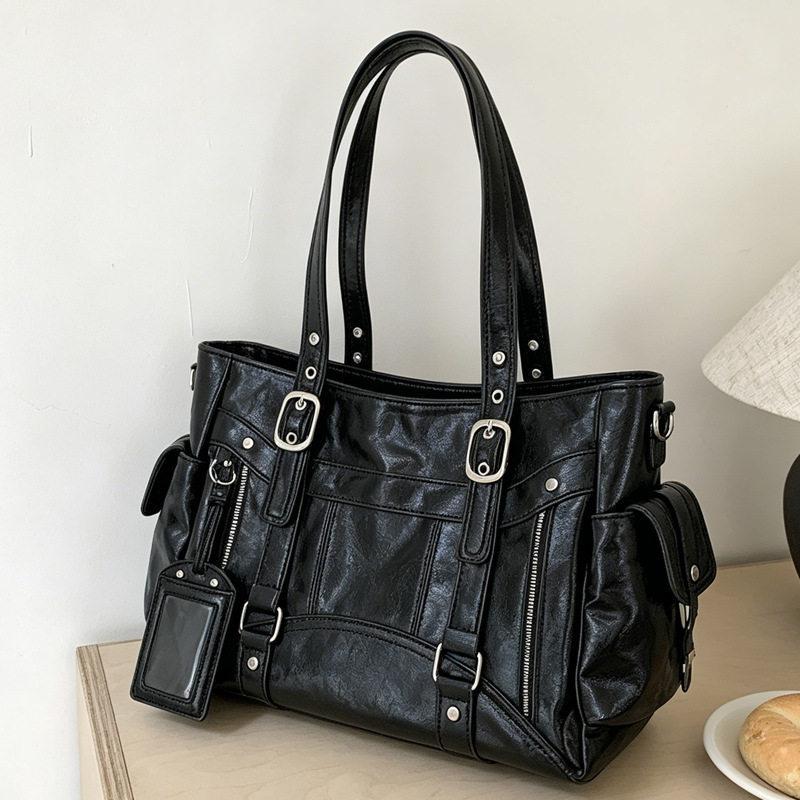 Large-capacity Tote Bag, Hand-held Suitcase, Simple Shoulder Bag, Commuting Cross-body Bag