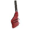 DOUBLES Body Genuine Men's One-Shoulder Bag, Stylish, Leather, Small, Red, JMO-7450