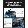 Miniaturas 1/32 BMW I8 Super Coche Deportivo Alta Simulación Diecast Aleación Modelo de Coche Sonido y Luz Retroceso Colección Juguete para Niños Regalo