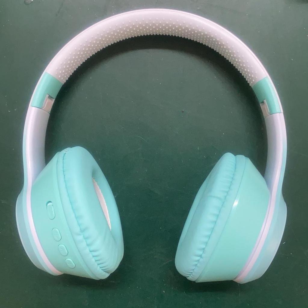 Luminous Gradient Wireless Bluetooth Headband with Macaron Earbuds – Heavy Bass Best Seller