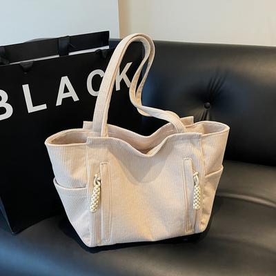 Lässige Handtasche mit großem Fassungsvermögen für Damen, neue einfache Tasche, vielseitige Umhängetasche für Studenten