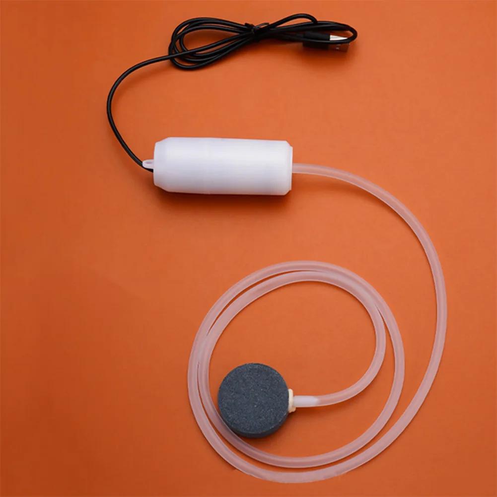 Mini Aquarium Air Pump Portable USB Fish Tank Oxygen Air Pump With Air Stone Mute Energy Saving Oxygen Pump For Aquarium Fishing