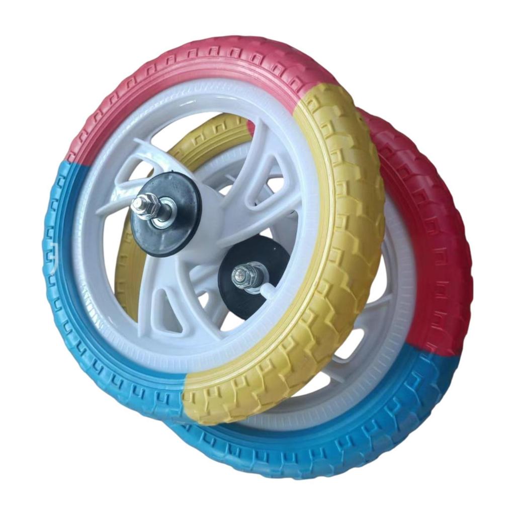 Balance Bike Spare Tire Set, Foam Airless Replacement Tire, Nylon Repair Kit, No Inflation Required,