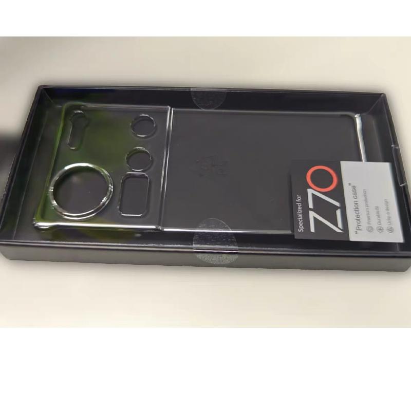 Original Transparent Case For ZTE Nubia Z70 Ultra Half Pack Hard Back Cover Shell