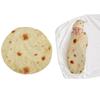 Baby Blanket Hat Soft Breathable Round Tortilla Texture Infant Wrap Blanket Set for 0 To 6 Months