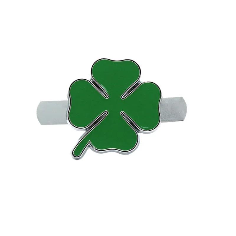 

For Romeo Giulia 159 147 156 4C Stelvio Giulietta Mito Alloy Car Styling Front Grille Four-leaf Clover Emblem Decoration