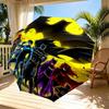 Superheroes Print Automatic Open Close Umbrella, Portable Foldable Umbrella, for Outdoor Commute Camping Trip, Ideal Birthday Gift