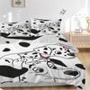 3Pcs Dalmatian Dogs Art Bedding Sets For All Sizes New 3D Printed Bed Cover Comforter Duvet Cover Pillowcase Bedroom Decoration