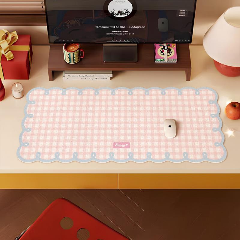 Süßes Puzzle Schreibtischunterlage, Große Mauspads, Niedlicher Stil für Mädchen, Perfekt für Büro- & Schülerschreibtische
