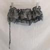 Sweet Ruffled Edge Waistband Shirt Extender Layer Outfits Belt  Waist Accessories