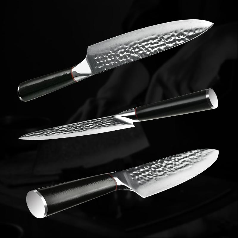 8 Inch Japanese Kitchen Knives VG10 Damascus Chef Knife 67 Layers Stainless Steel Gyuto Knife Sushi Sashimi Slicing