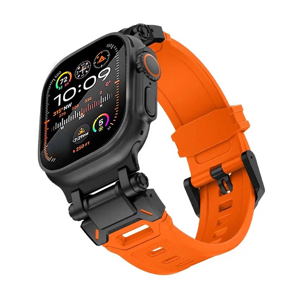 Silicone Transparent Strap For Apple Watch Ultra 2 49mm Series 9 8 7 45mm Soft Rubber Band For iWatch 6 5 4 Se 42mm 44mm Correa