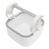Bird Toilet Stand with Bucket Aluminium Alloy Sturdy Structure Portable Tabletop Bird Potty