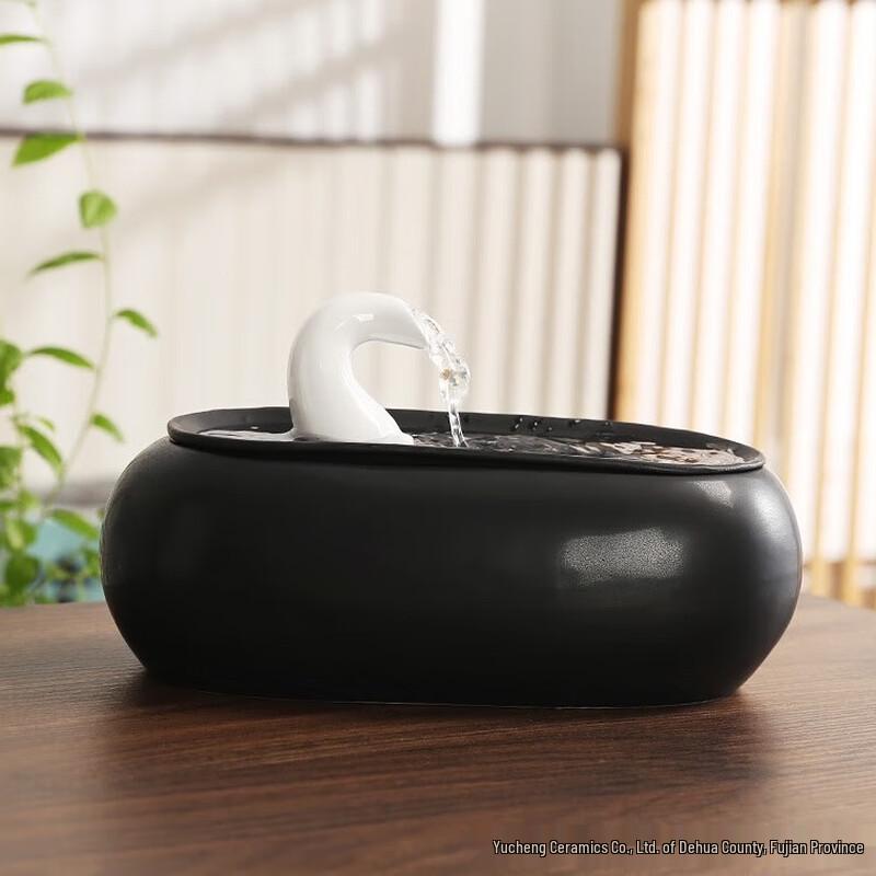 Miling Ceramic Feng Shui Desktop Water Fountain